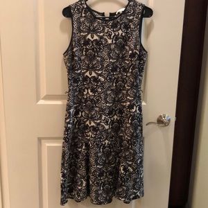 Black and white Calvin Klein dress